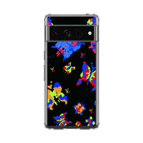 Vibrant Abstract Butterflies and Floral Splashes Google Pixel 7 Pro Case