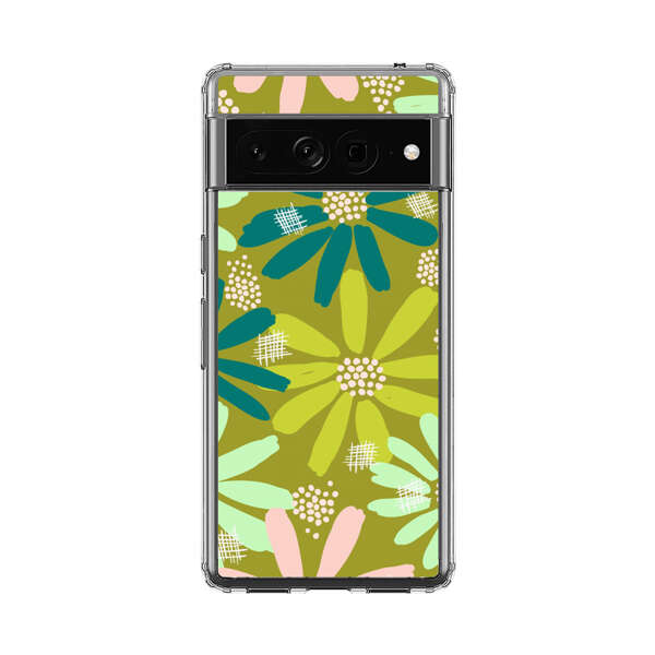 Vibrant Floral Daisy Pattern Google Pixel 7 Pro Case