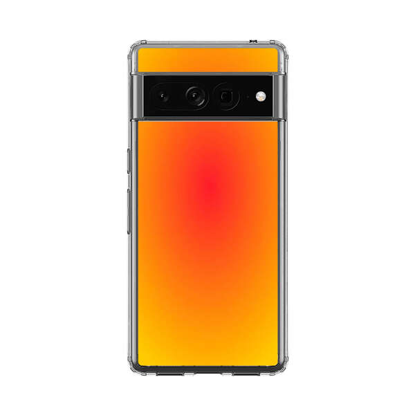 Vibrant Red Focal Point with Yellow Gradient Background Google Pixel 7 Pro Case