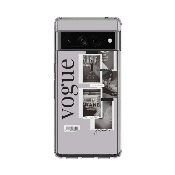 Vogue Fashion Collage Minimalist Google Pixel 7 Pro Case