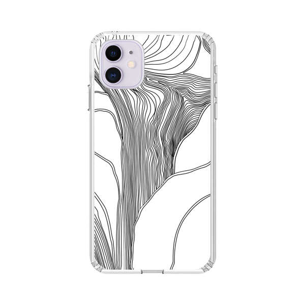 Abstract Line Art Design iPhone 11 Case