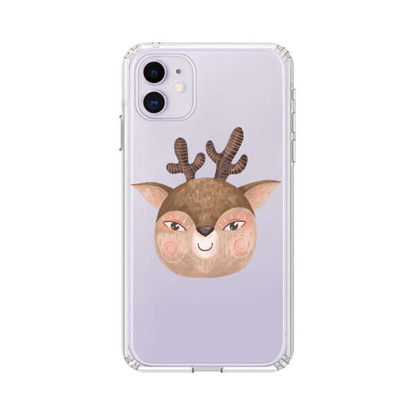 Cute Cartoon Deer Face iPhone 11 Case