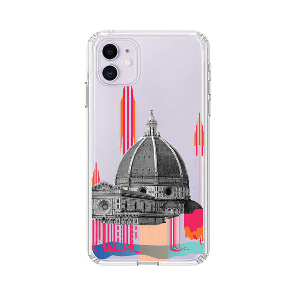 Florence Cathedral Dome Artistic Illustration iPhone 11 Case