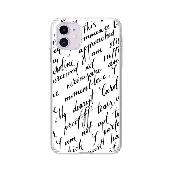 Handwritten Calligraphy iPhone 11 Case