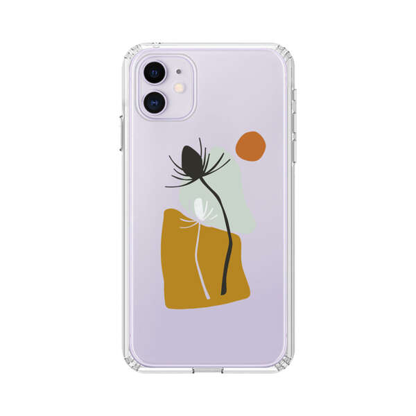 Minimalist Abstract Nature Design iPhone 11 Case