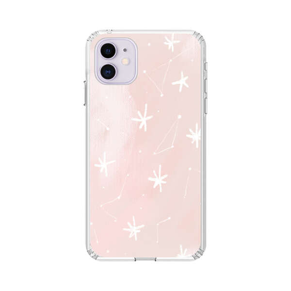 Pink Stars and Constellation Pattern iPhone 11 Case