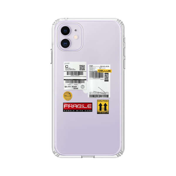 Shipping Labels and Fragile Handling Stickers iPhone 11 Case