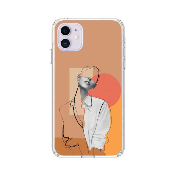 Stylish Abstract Portrait Art iPhone 11 Case