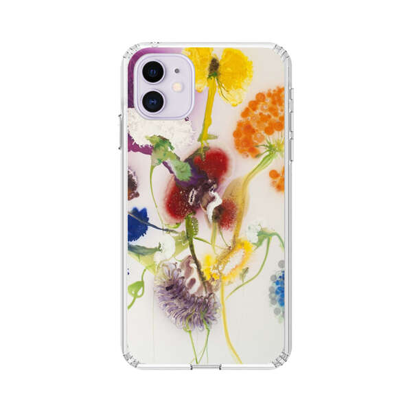 Vibrant Abstract Floral Artwork iPhone 11 Case