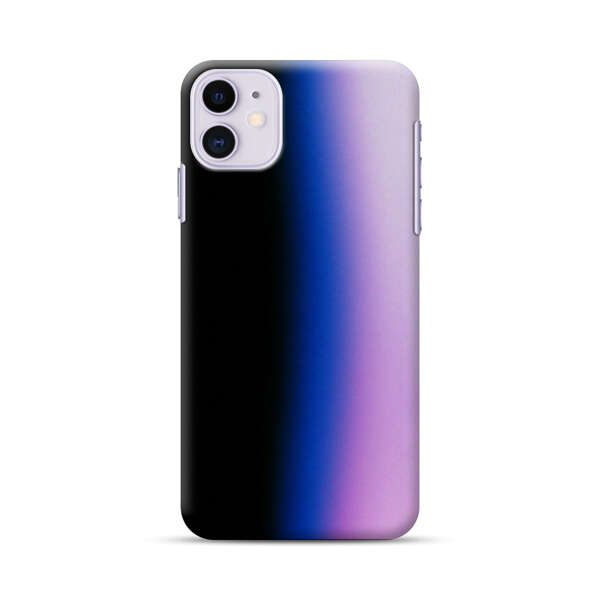 Gradient Black Blue Pink Purple iPhone 11 Hard Case