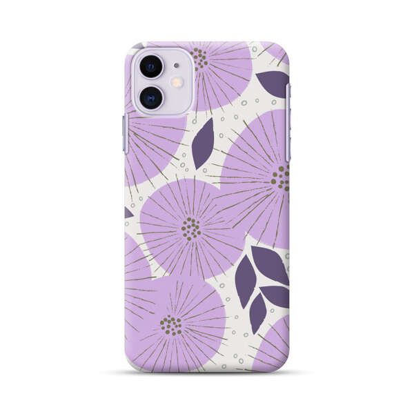 Lavender Flower Pattern iPhone 11 Hard Case