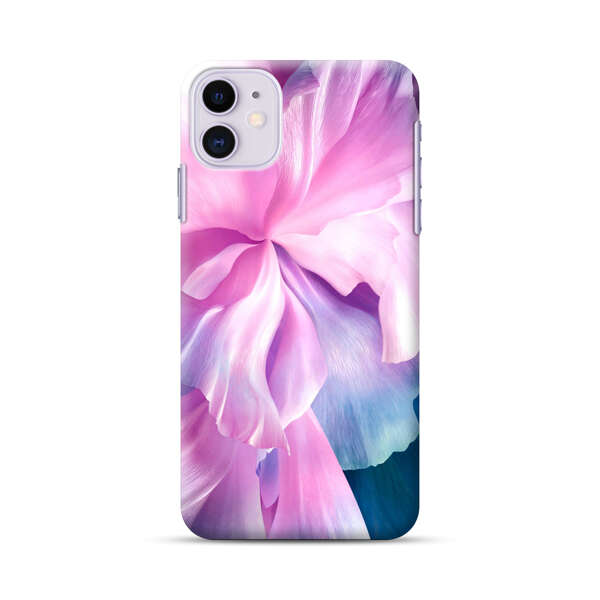 Pink Purple Flower Petals iPhone 11 Hard Case