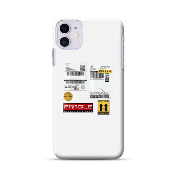 Shipping Labels and Fragile Handling Stickers iPhone 11 Hard Case