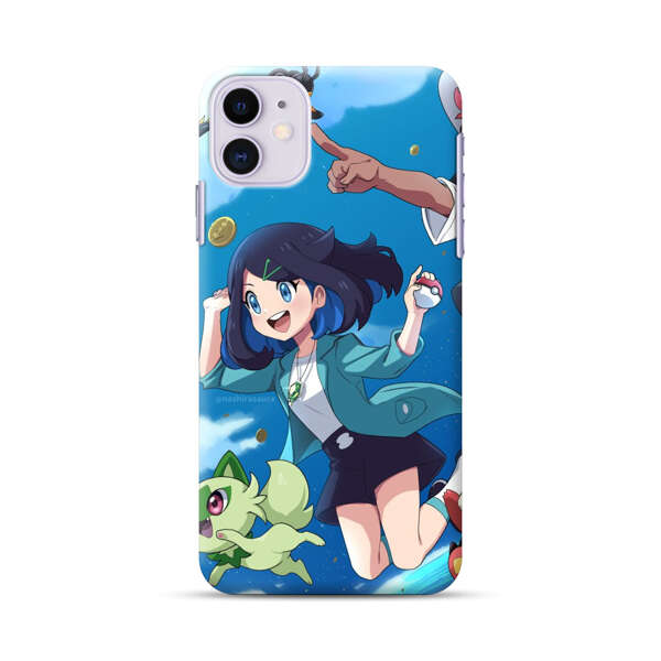 Vibrant Cartoon Characters Adventure iPhone 11 Hard Case
