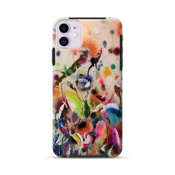 Colorful Abstract Art iPhone 11 Impact Case