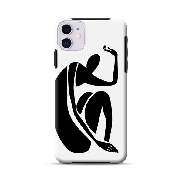 Minimalist Abstract Human Figure iPhone 11 Impact Case