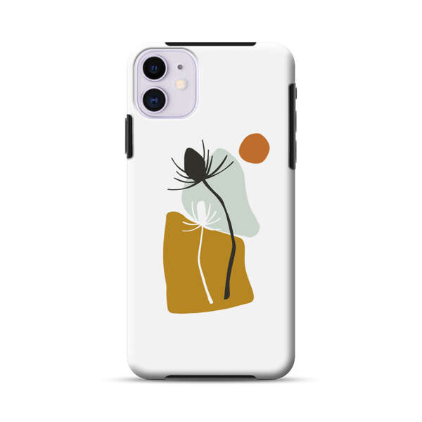 Minimalist Abstract Nature Design iPhone 11 Impact Case
