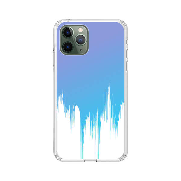 Abstract Blue and Purple Dripping Paint iPhone 11 Pro Case