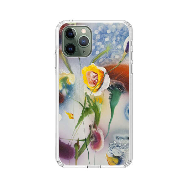 Abstract Colorful Flowers iPhone 11 Pro Case