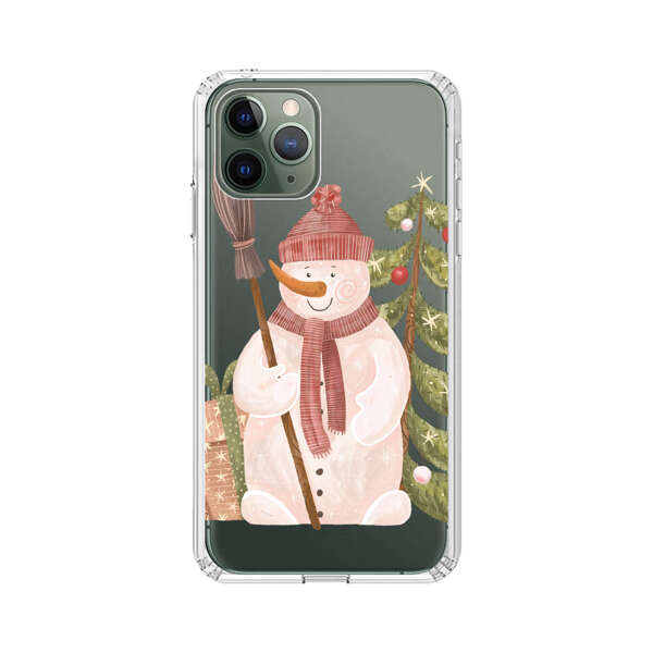 Charming Winter Snowman Illustration iPhone 11 Pro Case
