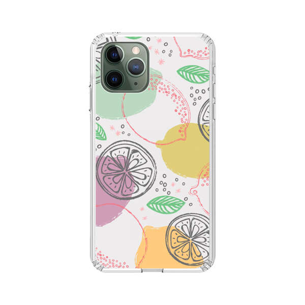 Lemon Colorful Abstract Pattern iPhone 11 Pro Case