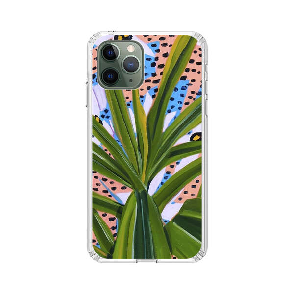 Tropical Leaves Abstract Pattern iPhone 11 Pro Case