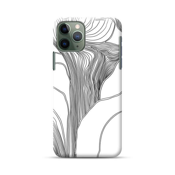 Abstract Line Art Design iPhone 11 Pro Hard Case