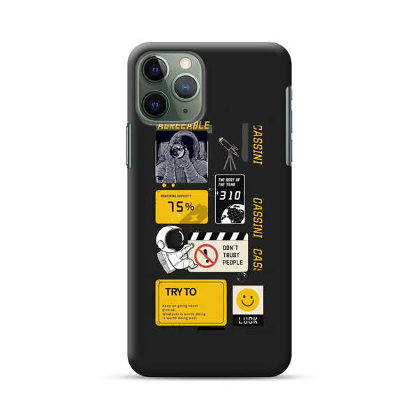 Astronaut Space Exploration Motivation Design iPhone 11 Pro Hard Case