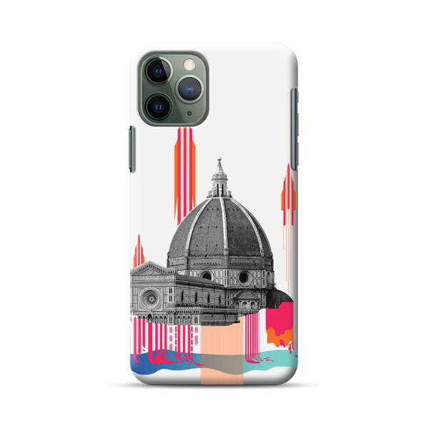 Florence Cathedral Dome Artistic Illustration iPhone 11 Pro Hard Case