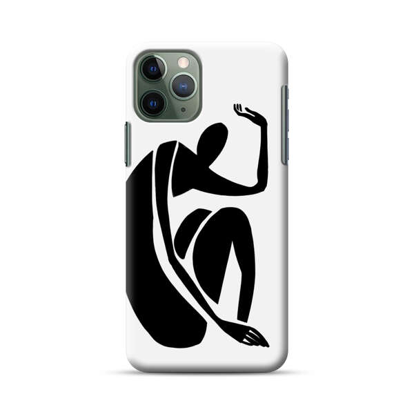 Minimalist Abstract Human Figure iPhone 11 Pro Hard Case