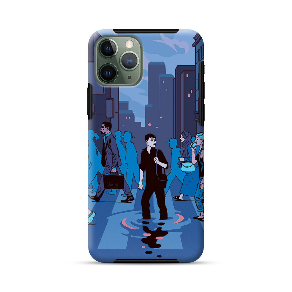 Urban Lonely Person Crosswalk iPhone 11 Pro Impact Case