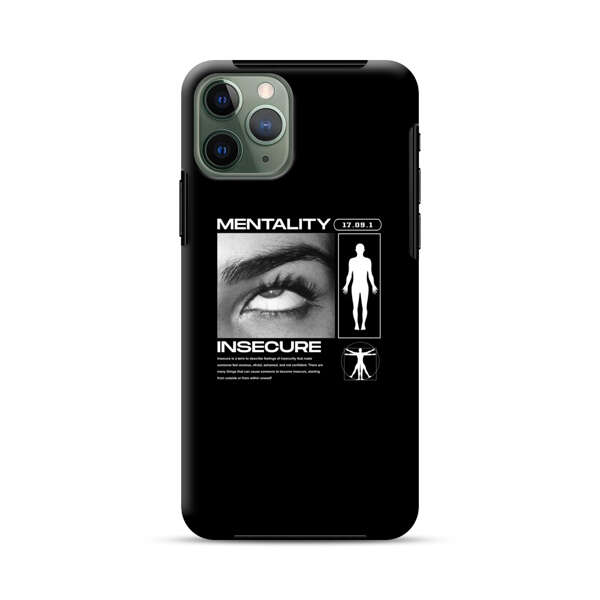 Mentality Insecure Eye Art iPhone 11 Pro Impact Case
