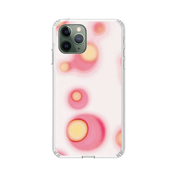 Abstract Pink and Yellow Blobs iPhone 11 Pro Max Case