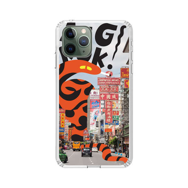 Bangkok Chinatown Snake Street Scene iPhone 11 Pro Max Case