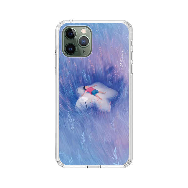 Child Relaxing in Dreamy Field iPhone 11 Pro Max Case