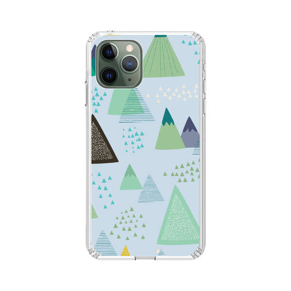 Colorful Abstract Mountain Pattern iPhone 11 Pro Max Case