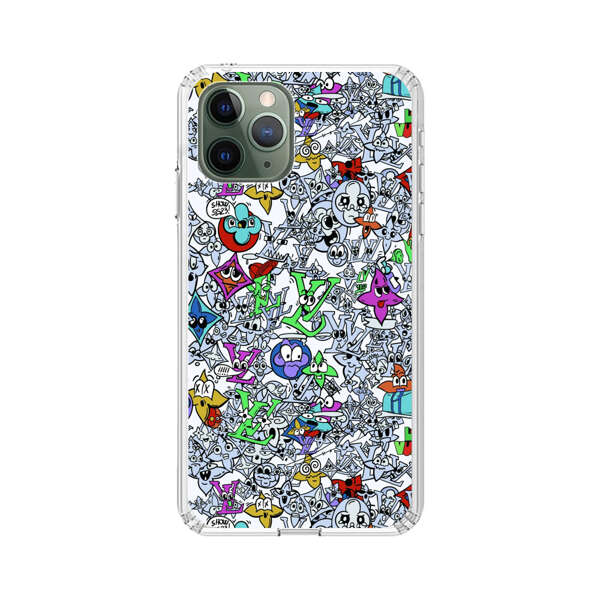 Colorful Cartoon Graffiti Pattern iPhone 11 Pro Max Case