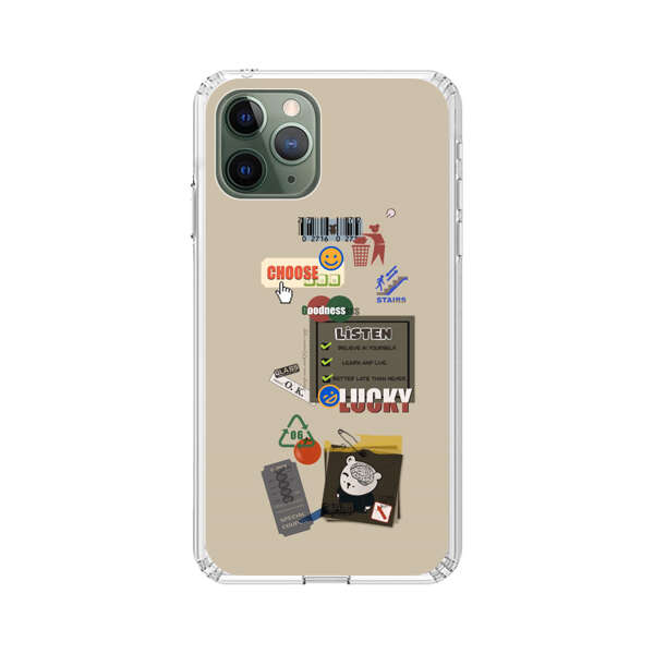 Creative Collage of Motivational Elements iPhone 11 Pro Max Case