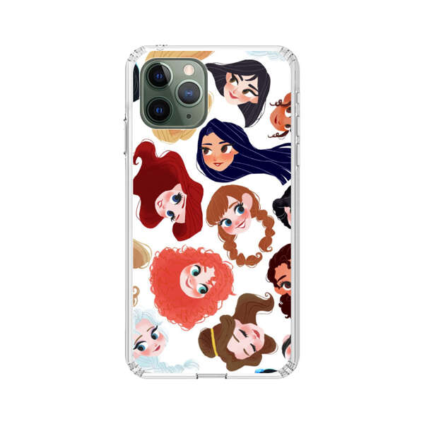 Diverse Animated Girl Faces iPhone 11 Pro Max Case