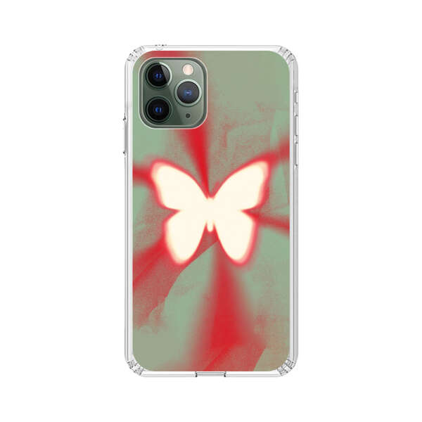 Glowing White Butterfly Abstract Radiant Design iPhone 11 Pro Max Case
