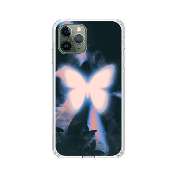 Glowing White Butterfly iPhone 11 Pro Max Case