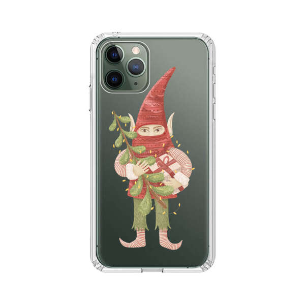 Holiday Gnome with Mistletoe and Gift iPhone 11 Pro Max Case