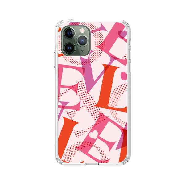 Love Colorful Letters Pattern iPhone 11 Pro Max Case