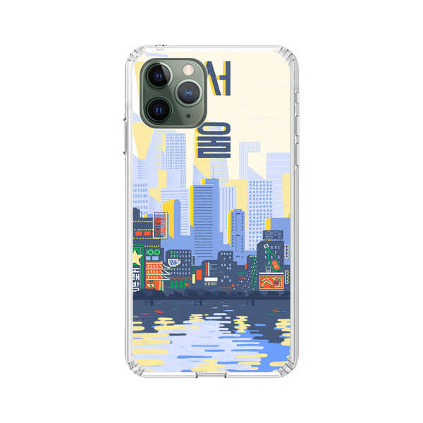 Modern City Skyline Reflection iPhone 11 Pro Max Case