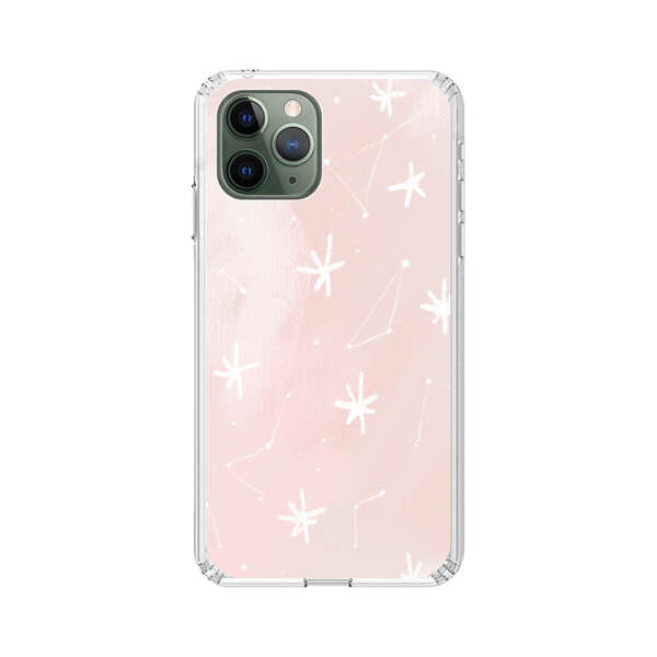 Pink Stars and Constellation Pattern iPhone 11 Pro Max Case
