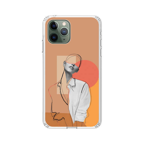 Stylish Abstract Portrait Art iPhone 11 Pro Max Case