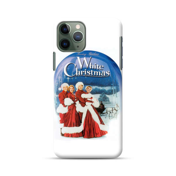 Classic White Christmas Scene iPhone 11 Pro Max Hard Case