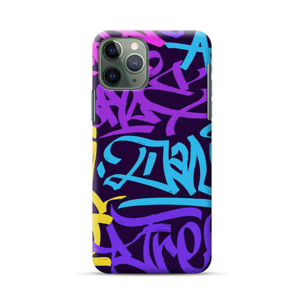 Colorful Graffiti Pattern iPhone 11 Pro Max Hard Case