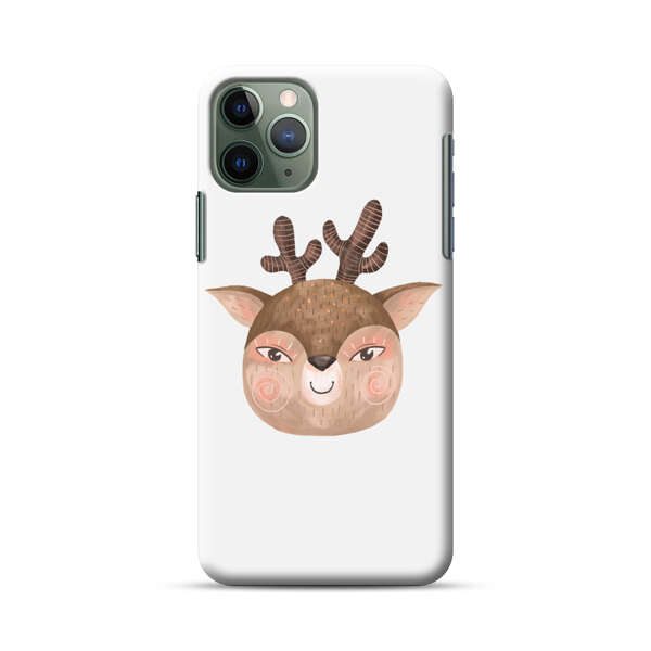 Cute Cartoon Deer Face iPhone 11 Pro Max Hard Case
