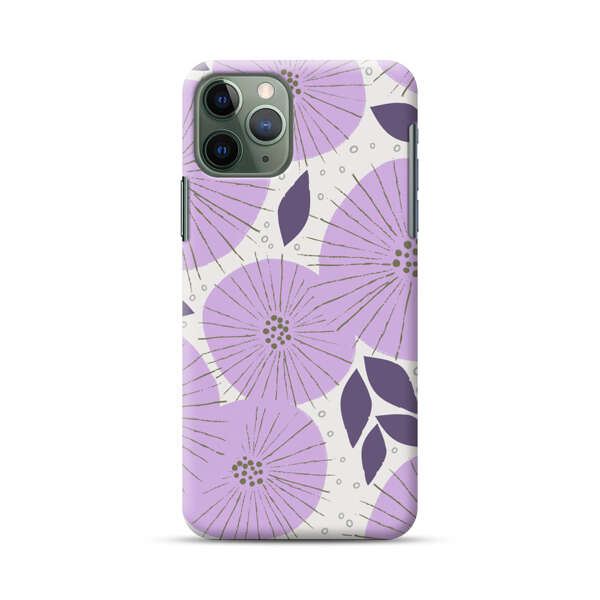 Lavender Flower Pattern iPhone 11 Pro Max Hard Case